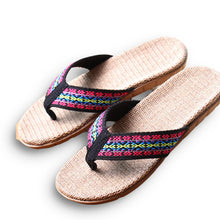 Load image into Gallery viewer, Summer Linen Women Slippers