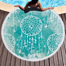 Load image into Gallery viewer, XC USHIO Round Beach Towel