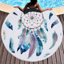 Load image into Gallery viewer, XC USHIO Round Beach Towel With