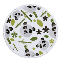 Load image into Gallery viewer, Summer Circle Thick Microfiber Round Beach Towel