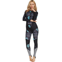 Load image into Gallery viewer, Lycra Women Long Sleeve Diving Wetsuit One Piece
