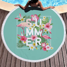 Load image into Gallery viewer, Popular Flamingo Series Summer Beach Towel