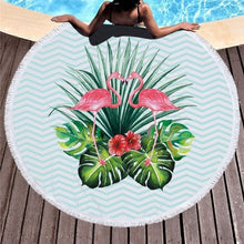 Load image into Gallery viewer, Popular Flamingo Series Summer Beach Towel