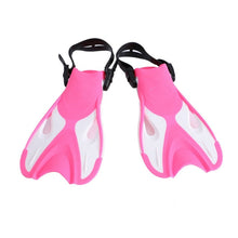 Load image into Gallery viewer, Children Kids Adjustable Super-soft Comfortable Snorkeling Swimming Fins