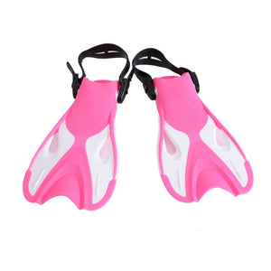Children Kids Adjustable Super-soft Comfortable Snorkeling Swimming Fins