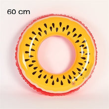 Load image into Gallery viewer, 60/70/80/90CM Gaint Watermelon Orange Lemon Inflatable Swimming Ring