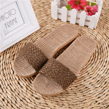 Load image into Gallery viewer, Suihyung Women Flax Slippers