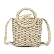 Load image into Gallery viewer, Straw Woven Beach Bag