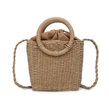Load image into Gallery viewer, Straw Woven Beach Bag