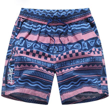 Load image into Gallery viewer, Plus Size 3XL Striped Men&#39;s Swimsuit Shorts