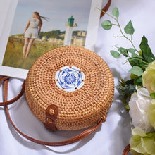 Load image into Gallery viewer, INS Popular Women Handmade Round Beach Bag