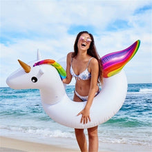 Load image into Gallery viewer, Giant Inflatable Flamingo Unicorn Pool Floats