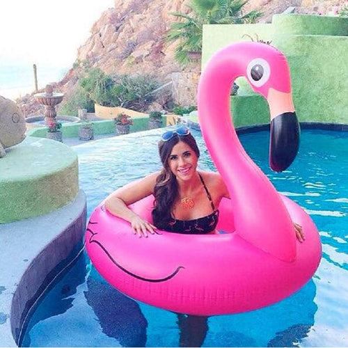 Rooxin 120cm Flamingo Inflatable Swimming Ring