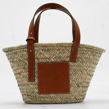 Load image into Gallery viewer, High-capacity straw Women Beach Bag
