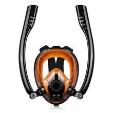 Load image into Gallery viewer, Waterproof Dry Diving Mask Silicone Snorkel